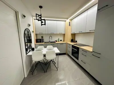 Kuchnia lub aneks kuchenny w obiekcie Warsaw City Center Rooms