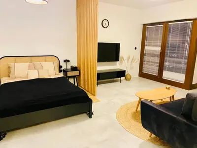 Telewizja i/lub zestaw kina domowego w obiekcie AK Apartments 2