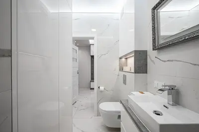 Łazienka w obiekcie Bielany Luxury Apartment by BookingHost