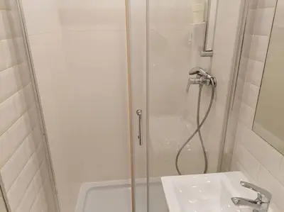 Łazienka w obiekcie CityCenter NOWY ŚWIAT studio