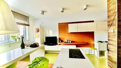 Kuchnia lub aneks kuchenny w obiekcie Smart Apartment Warsaw