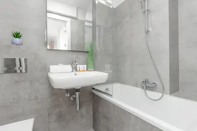 Łazienka w obiekcie Stylish Studio located near PGE Narodowy by Noclegi Renters