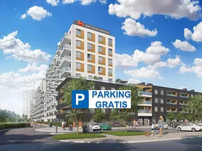 Budynek, w którym mieści się apartament