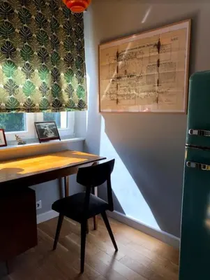 Plan piętra w obiekcie Stylowe studio przy parku Pola Mokotowskie