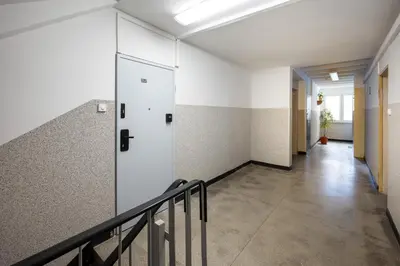 Plan piętra w obiekcie Wierzbno Modern Apartment by BookingHost
