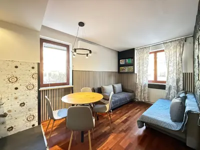 Część wypoczynkowa w obiekcie Superior Wlodarzewska, 2 rooms, 1 bedroom, Parking! 24h reception! Air Condition!
