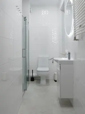 Łazienka w obiekcie Apartament Clever 1 Kamienica Grochów
