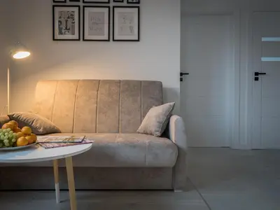 Część wypoczynkowa w obiekcie Apartament Clever 2 Kamienica Grochów