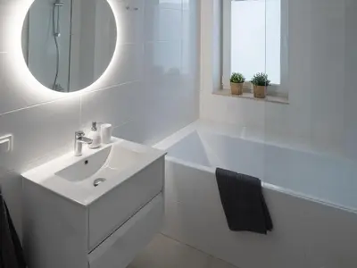 Łazienka w obiekcie Apartament Clever 2 Kamienica Grochów