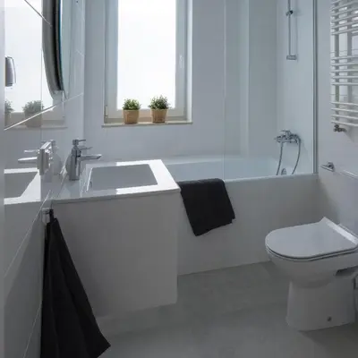 Łazienka w obiekcie Apartament Clever 2 Kamienica Grochów