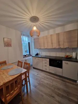 Kuchnia lub aneks kuchenny w obiekcie Vizzit Us Twarda Apartament