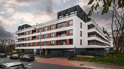 Budynek, w którym mieści się apartament