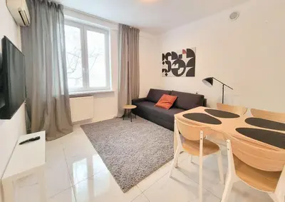 Telewizja i/lub zestaw kina domowego w obiekcie Warsaw Concierge Hoża Corner