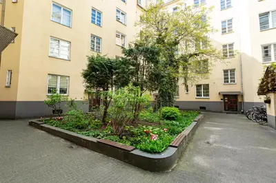 Ogród w obiekcie Mianowskiego 24 - Studio w centrum