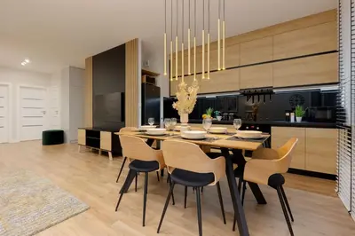 Plan piętra w obiekcie Spacious Apartment in Warsaw with Balcony and Parking by Noclegi Renters