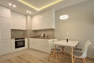 Kuchnia lub aneks kuchenny w obiekcie City Apartments Jaktorowska