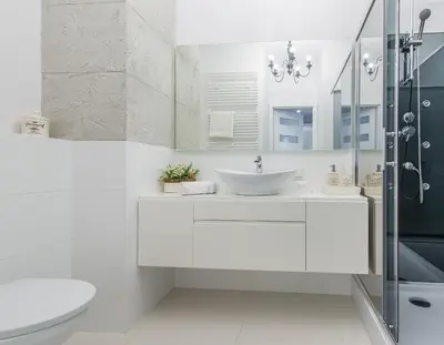 Łazienka w obiekcie Apartment 1-bed Kłobucka P&O Serviced Apartments