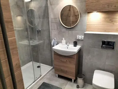 Łazienka w obiekcie B10 Apartament Premium Wiejska2-Sejm