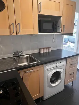 Plan piętra w obiekcie Bright and cozy 34m apartment near metro M2 and tram
