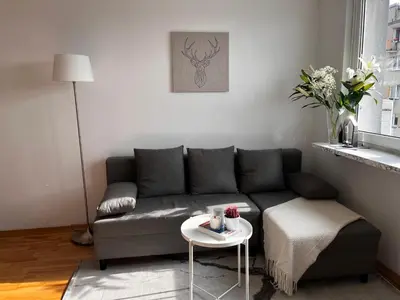 Plan piętra w obiekcie Bright and cozy 34m apartment near metro M2 and tram