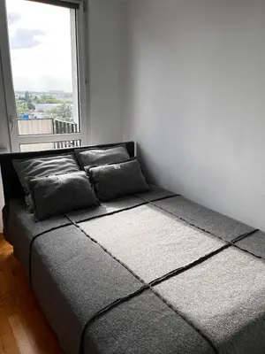 Plan piętra w obiekcie Bright and cozy 34m apartment near metro M2 and tram