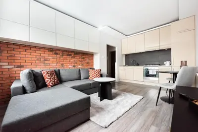 Kuchnia lub aneks kuchenny w obiekcie Nowolipki Modern Apartment by BookingHost
