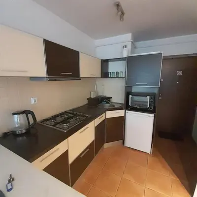 Kuchnia lub aneks kuchenny w obiekcie Central Station Apartment