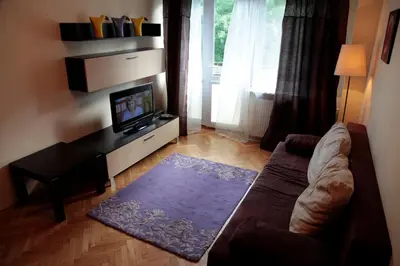 Telewizja i/lub zestaw kina domowego w obiekcie Budgetplus Key Apartaments Pańska