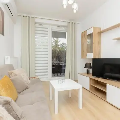 Apartment with AC Warsaw Mokotów Business Centre by Noclegi Renters