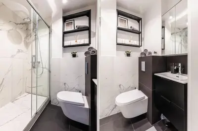 Łazienka w obiekcie SuperApart Jana Pawła II, apt 302 Cozy Urban Retreat, Perfect for Couples