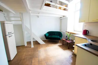 Kuchnia lub aneks kuchenny w obiekcie Atmospheric studio next to Konecer. Great location