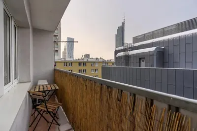 Balkon lub taras w obiekcie Central 2-Bedroom Apartment - Balcony, City View, Top Location - by Rentujemy