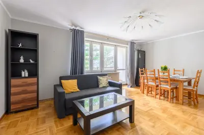 Część wypoczynkowa w obiekcie Bella Casa Premium Apartment - Biesiadna - Warszawa