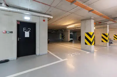 Plan piętra w obiekcie Loft Apartment with Parking in Warsaw by Noclegi Renters