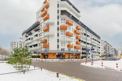 Budynek, w którym mieści się apartament