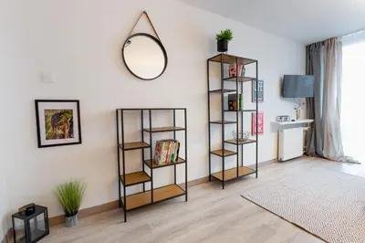 Telewizja i/lub zestaw kina domowego w obiekcie Graniczna 4 - A by Homeprime
