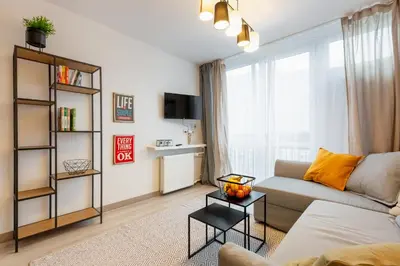 Telewizja i/lub zestaw kina domowego w obiekcie Graniczna 4 - A by Homeprime