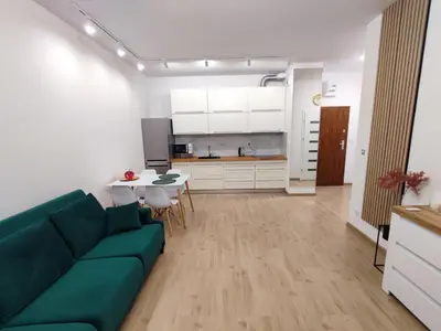 Kuchnia lub aneks kuchenny w obiekcie Geodezyjna 72 Apartment