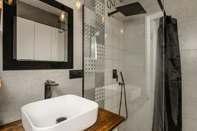 Łazienka w obiekcie ShortStayPoland Brzeska B147