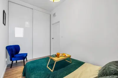 Część wypoczynkowa w obiekcie Warsaw Business Apartments - Air Conditioning, 10th Floor, City View, Balcony - by Rentujemy