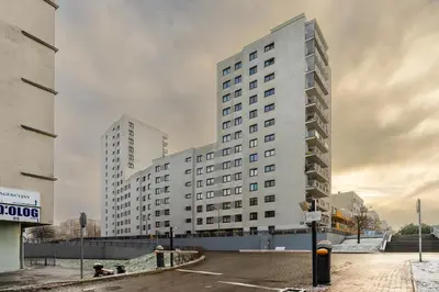 Budynek, w którym mieści się apartament