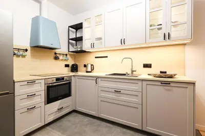 Kuchnia lub aneks kuchenny w obiekcie 2HomeRent Nowa Mangalia