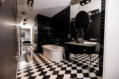 Łazienka w obiekcie Black Pearl - Amazing City View, 130 sqm
