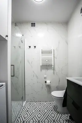 Łazienka w obiekcie Apartment Marszalkowska Premium2 Warsaw City Center