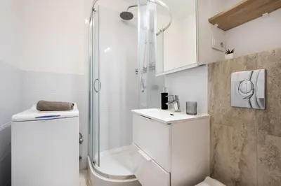 Łazienka w obiekcie Central Apartment Rondo ONZ