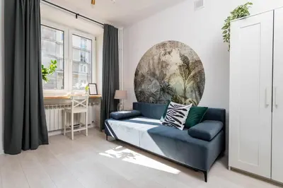Część wypoczynkowa w obiekcie Urban Escape Studio Koszykowa