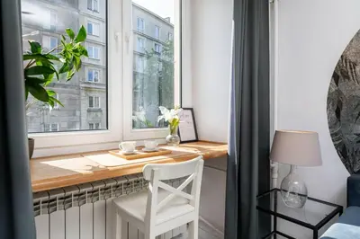 Część wypoczynkowa w obiekcie Urban Escape Studio Koszykowa