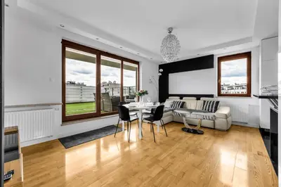 Plan piętra w obiekcie Sokratesa Business Apartments - 52m2 Terrace, Parking, Metro Nearby - by Rentujemy