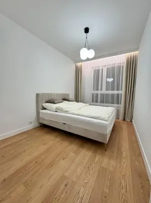 Łóżko lub łóżka w pokoju w obiekcie Forest Apart IV