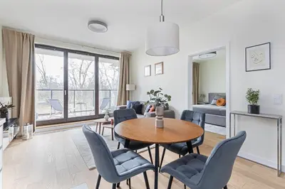 Część wypoczynkowa w obiekcie SuperApart Stanisława Augusta apt 42 - Park Skaryszewski